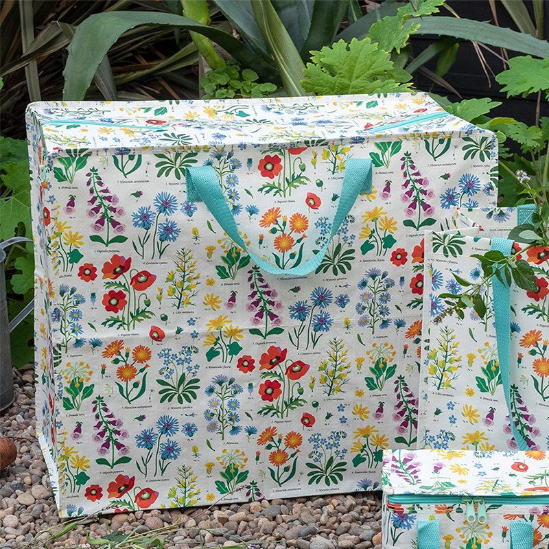 英國 Rex London - 衣物/棉被超大多功能防水環保收納袋/萬用袋-春季花語