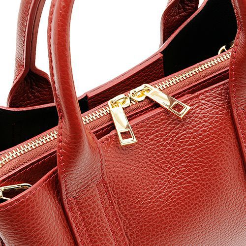 日本 FIRANO - STORY雜誌掲載 x 義大利製小牛皮系列 鱷魚紋側背兩用迷你手提包-GY