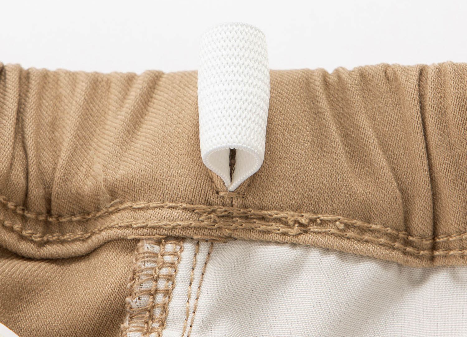 日本千趣會 - GITA 高彈性好動直筒口袋長褲-杏