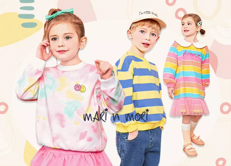 韓國 WALTON kids - 拼接感網紗褲裙-粉紅