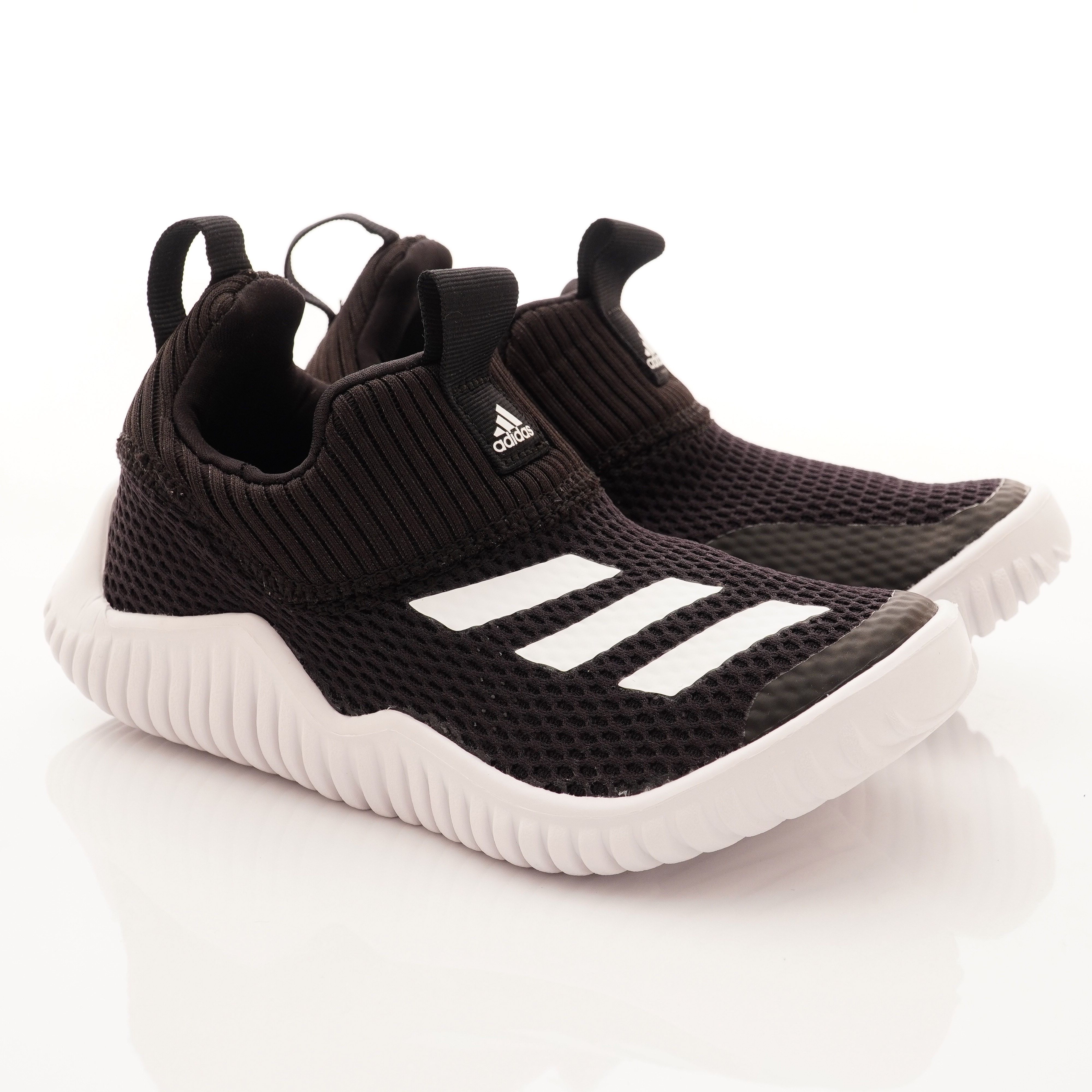 adidas - 機能童鞋-經典襪套運動款(中小童段)-黑