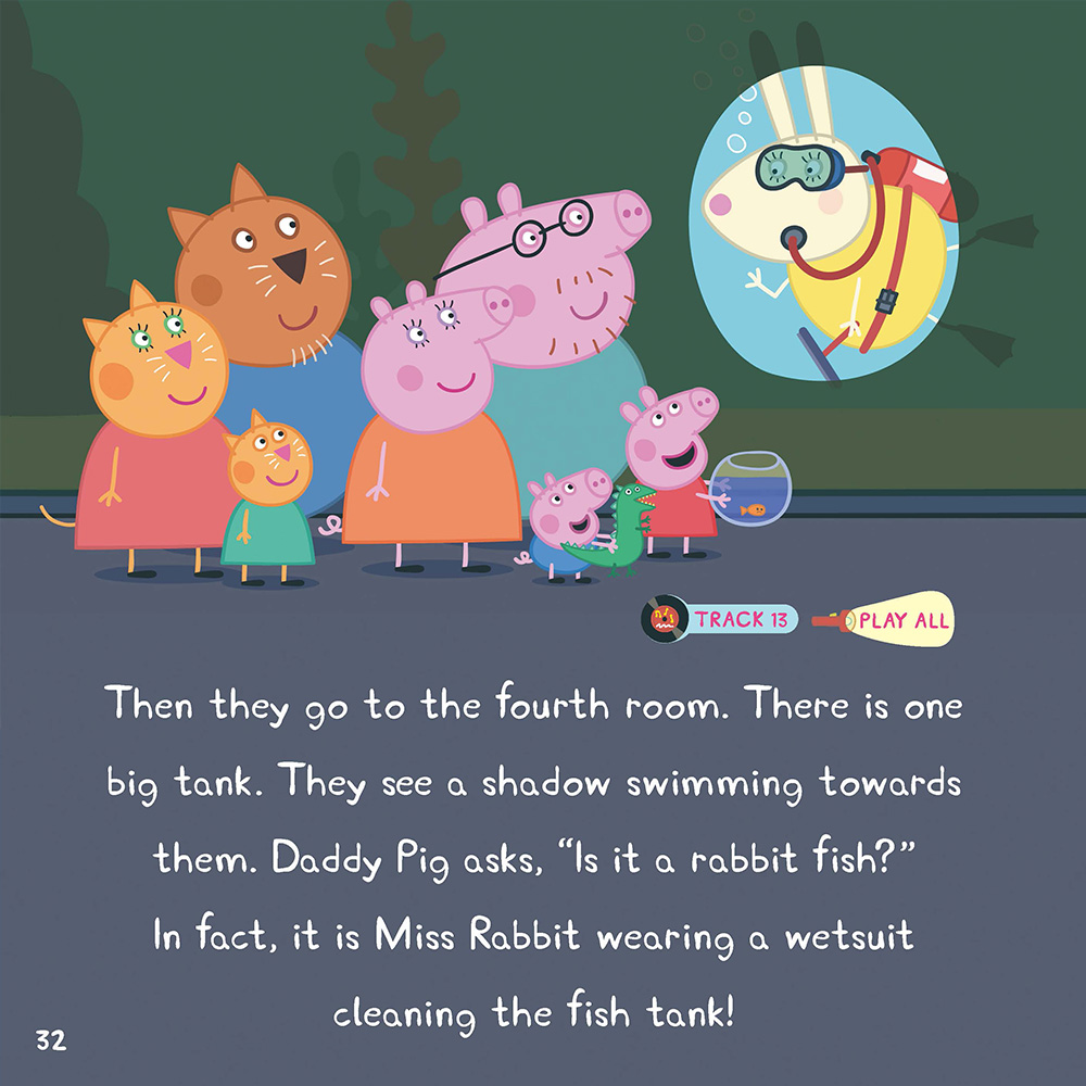 粉紅豬小妹教你說英語：佩佩愛動物（精裝版）