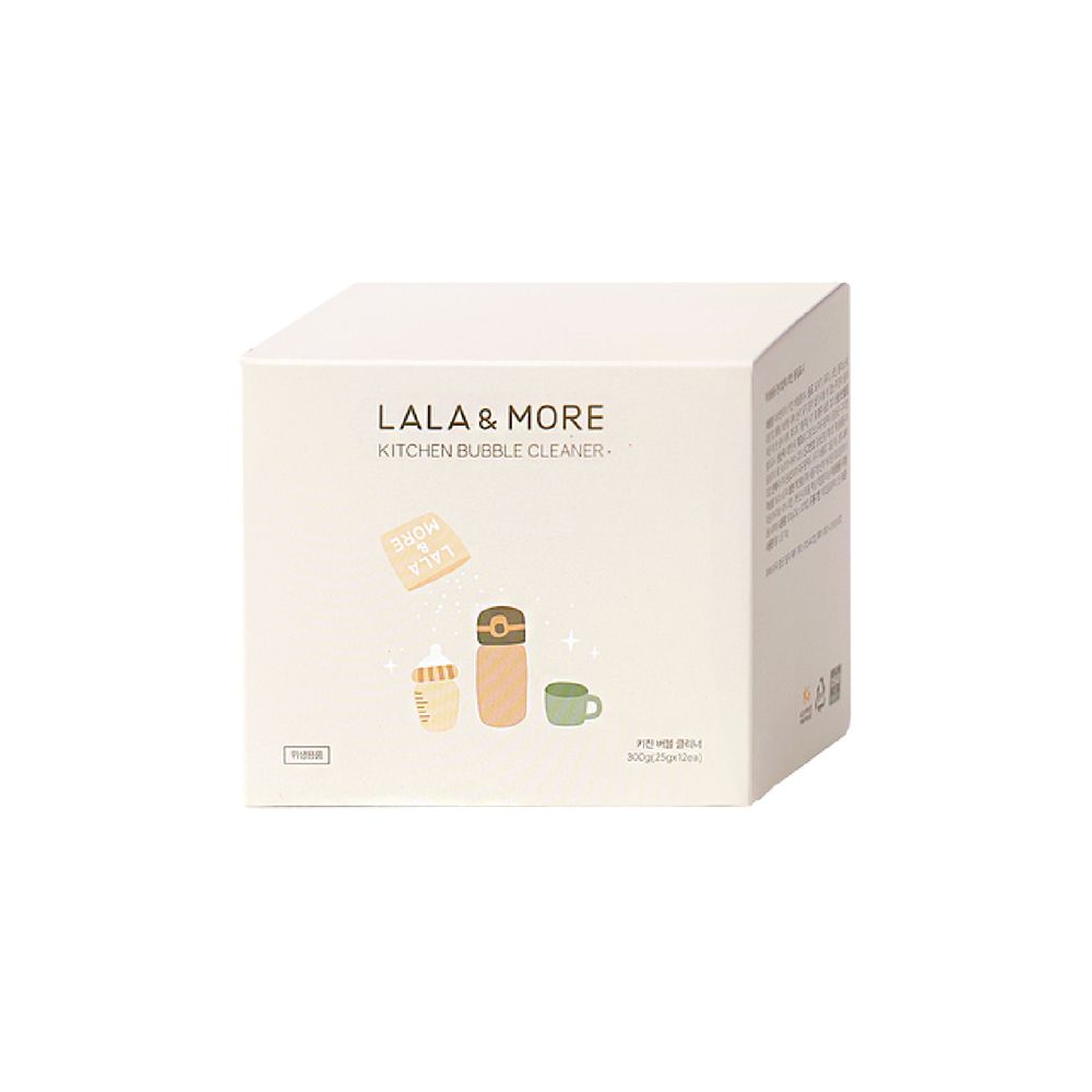 韓國LALA MORE - CLEAN 餐具除垢清潔粉-25g/入；12入/盒