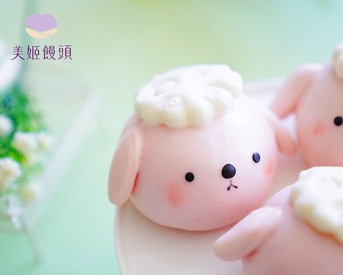 美姬饅頭 - 小羊鮮乳造型起司包-6入-50g/顆