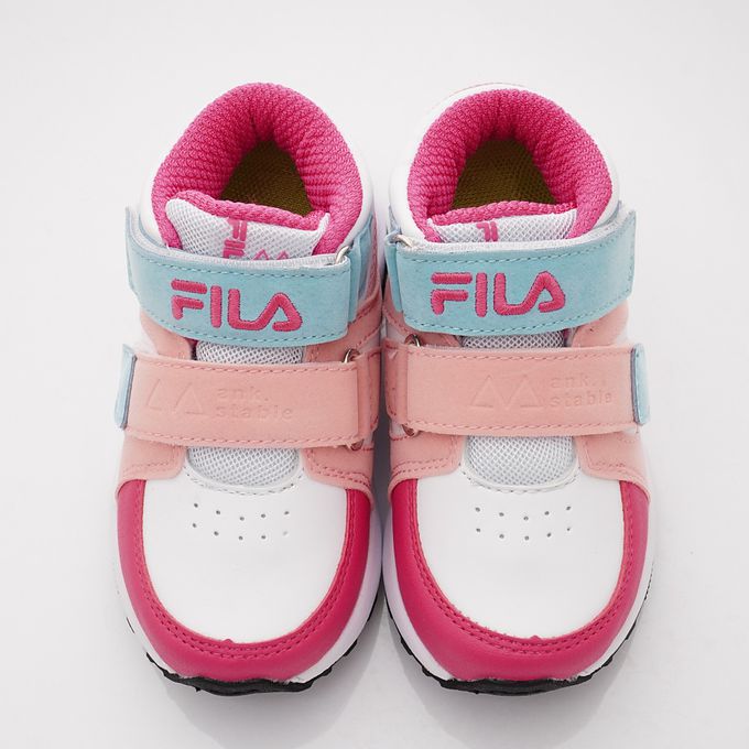 FILA - FILA機能慢跑運動鞋-2-J432X-155桃藍粉(中大童段)-運動鞋-桃藍粉
