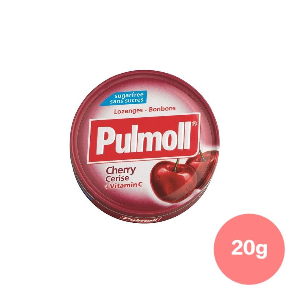 Pulmoll_寶潤 - 無糖喉糖 櫻桃-20g/盒