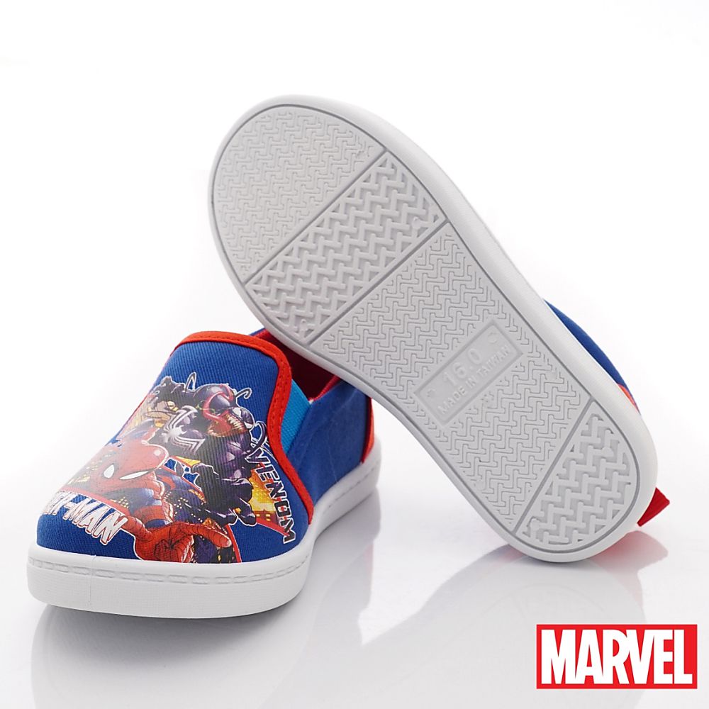 漫威MARVEL - 台灣製漫威蜘蛛人帆布至尊鞋(中小童段)-運動鞋-藍