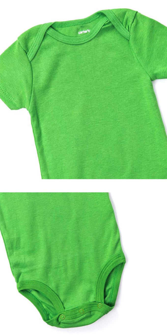 美國 Carter's - 大象貼布連帽外套+短袖包屁衣+長褲3件組