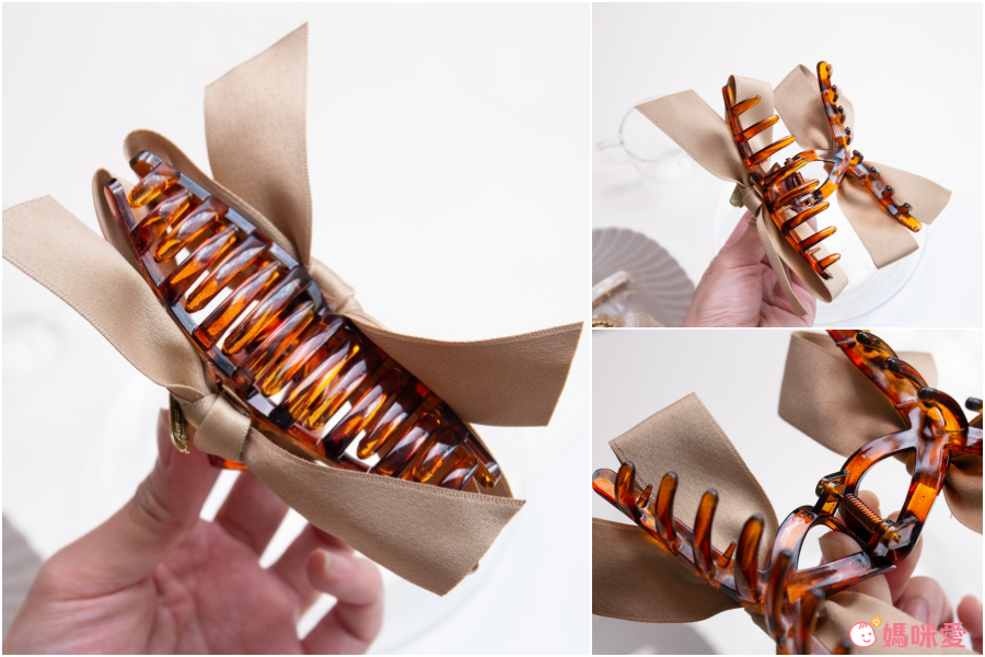 優雅大蝴蝶結抓夾-經典全黑