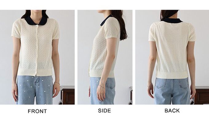 日本 BLUE EAST - 水墨感花卉束腰泡泡袖洋裝-棕綠 (M)