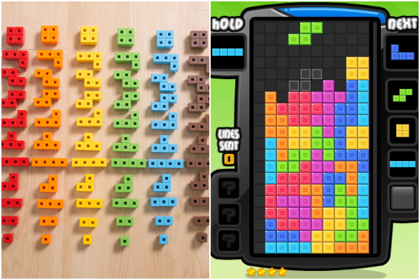 AniBlock 安尼博樂 - AR積木拼圖-2色-(橘色&綠色)