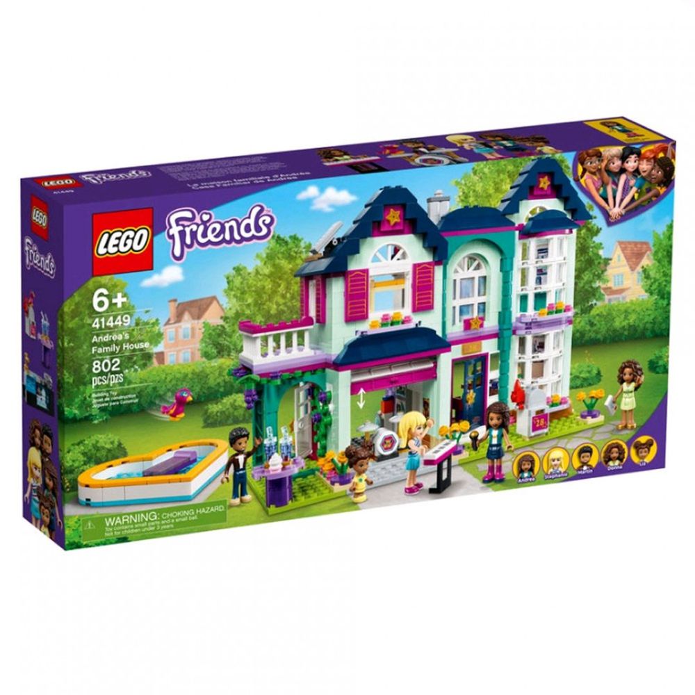 樂高 LEGO - 樂高積木 LEGO《 LT41449 》Friends 姊妹淘系列 - 安德里亞的家-802pcs