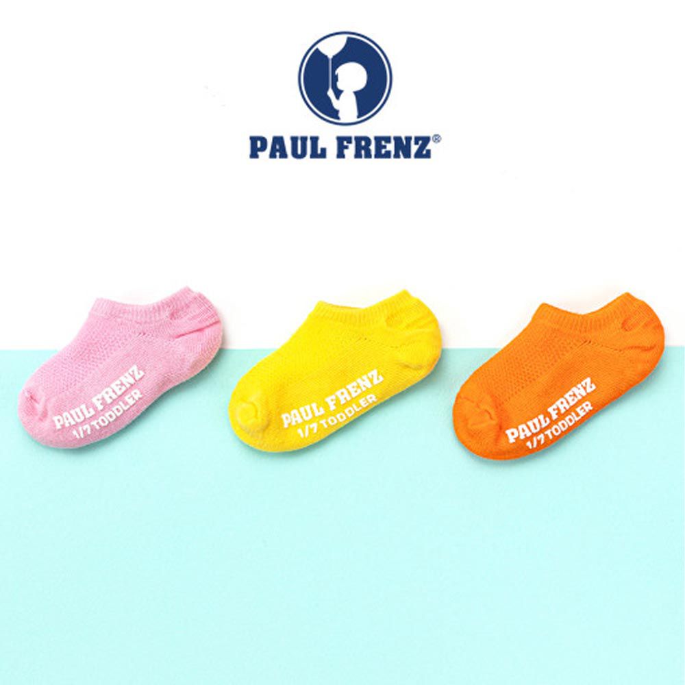 韓國 PAUL FRENZ - (3入組)韓製透氣彈力短襪-NANA