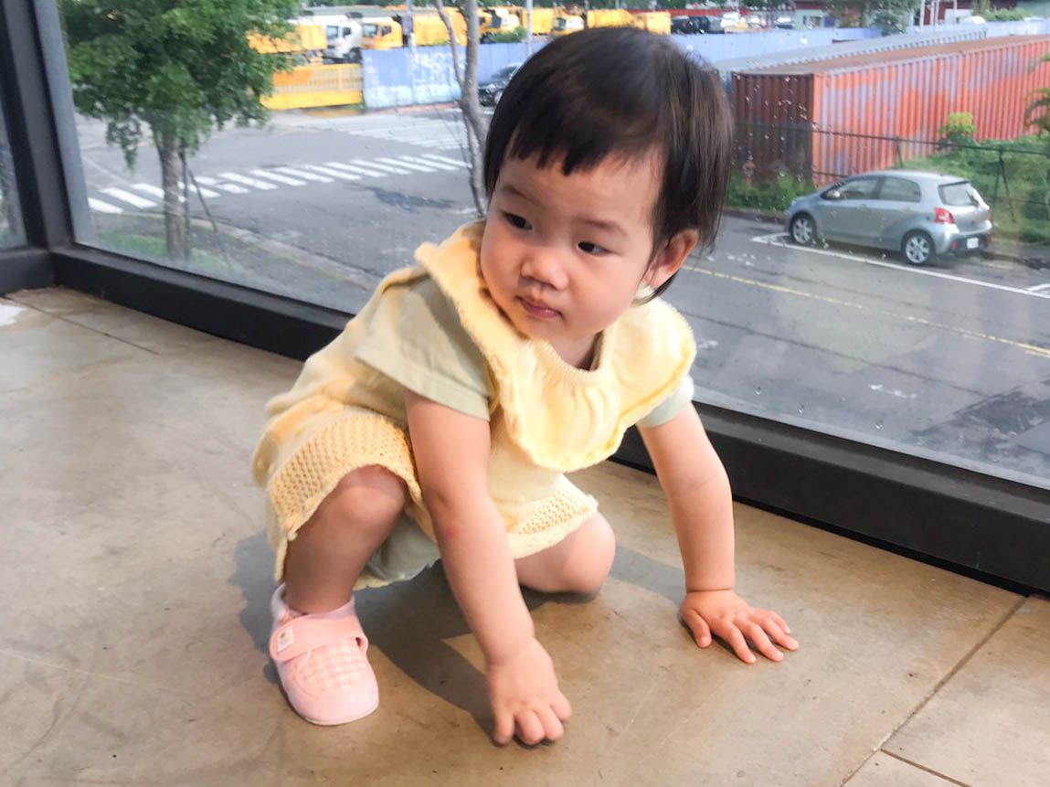 akachan honpo - 學步鞋-格紋-粉紅色