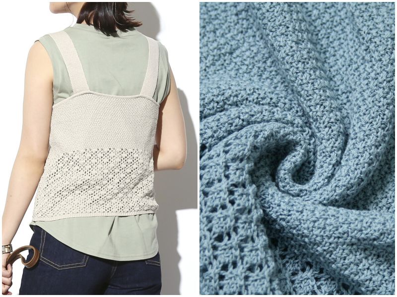 日本女裝代購 - 2way 碎花V領洋裝/罩衫外套-綠 (M(Free size))