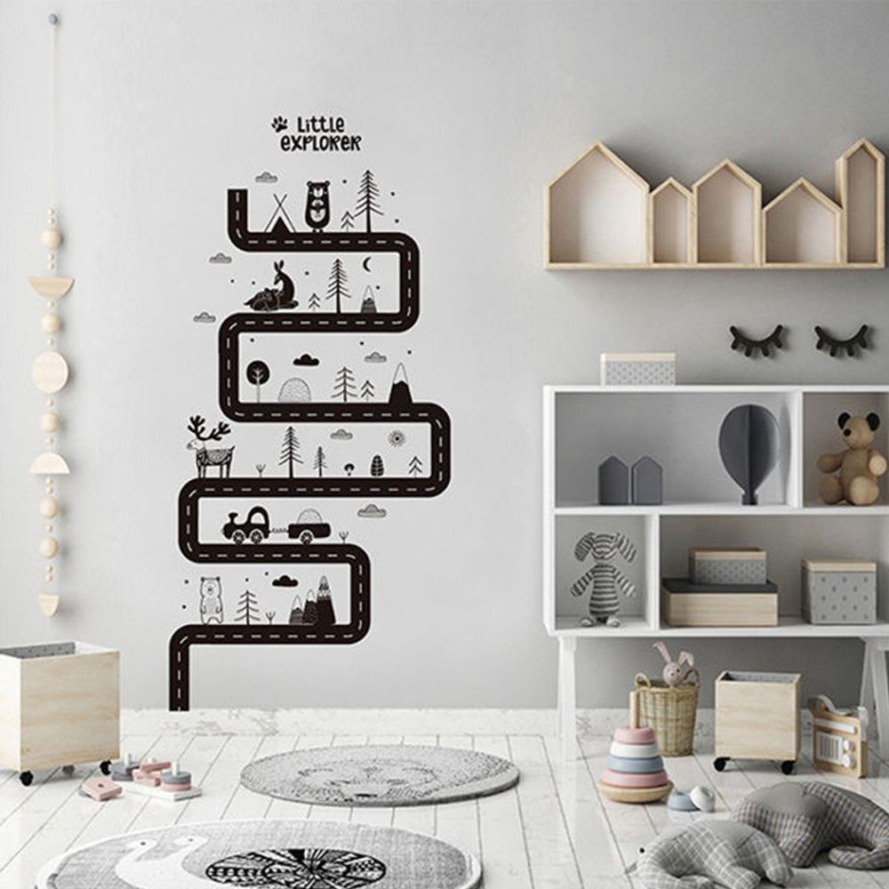 JB Design - 時尚壁貼-動物道路 (50cm*70cm)