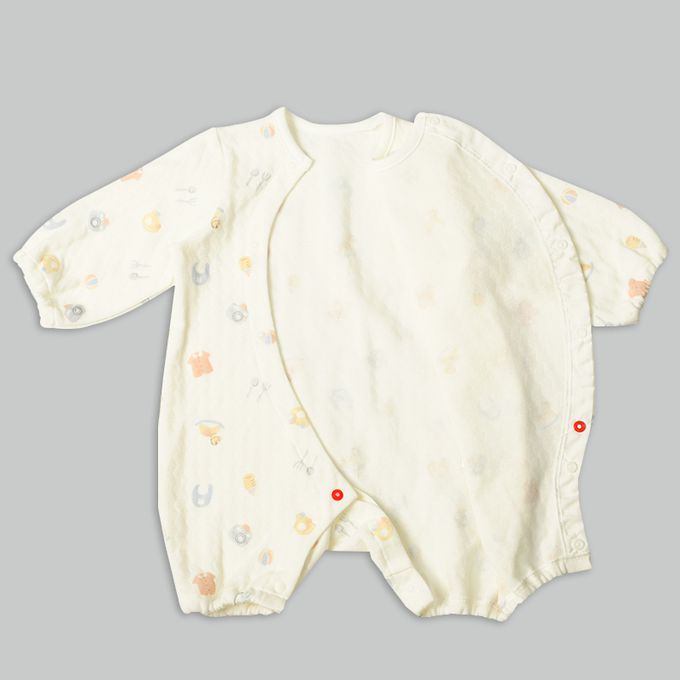 akachan honpo - 幼兒連身衣-玩具、小物-米白色