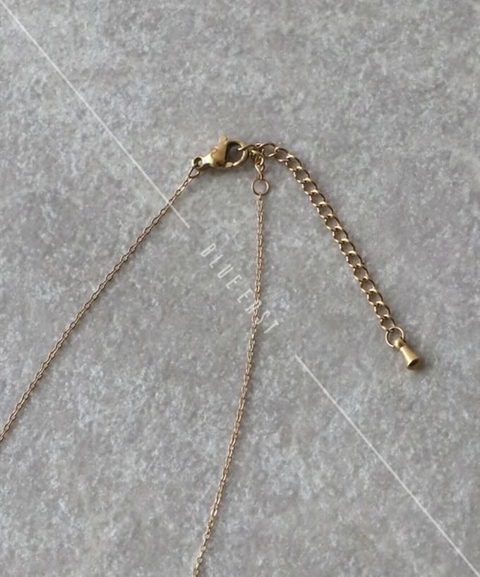 日本 BLUE EAST - 韓國製 成熟感愛心墜飾項鍊-銀