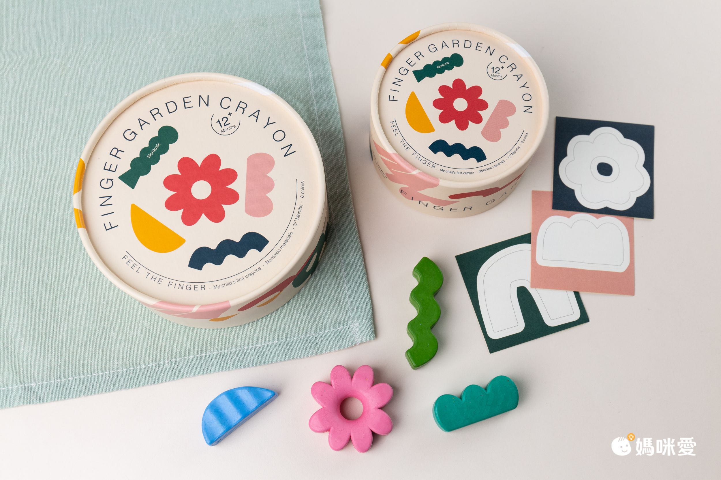 新奇美感體驗！正韓製 專利美型兒童蠟筆【Finger Garden】