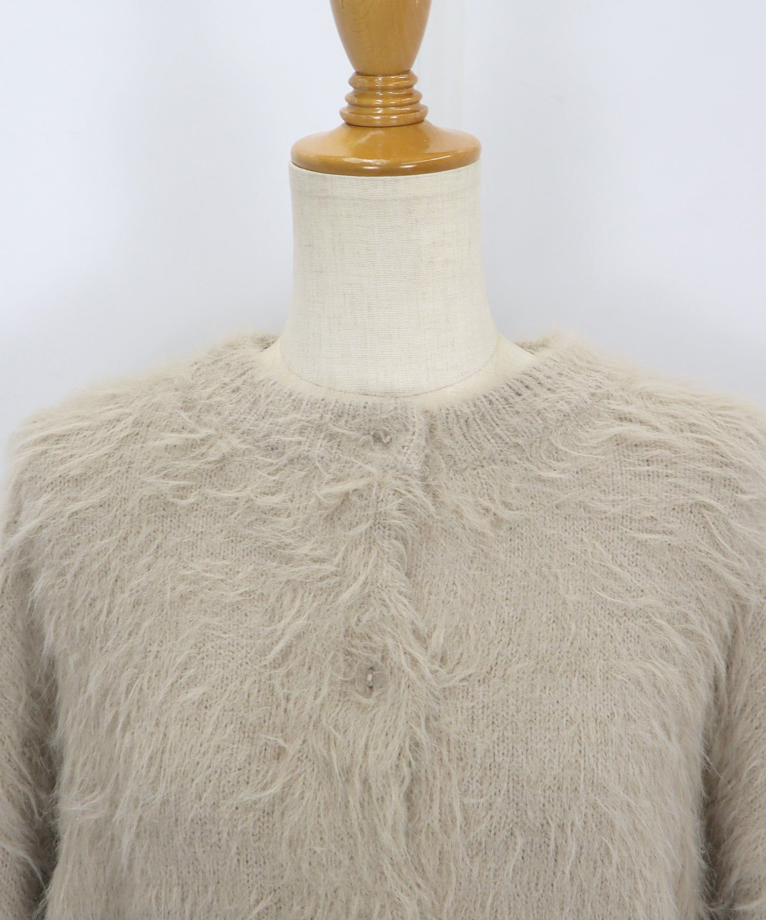 日本 BLUE EAST - 時尚毛絨感長袖外套-深灰