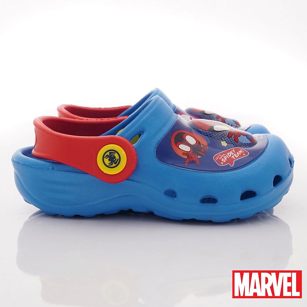 漫威MARVEL - 台灣製蜘蛛人電燈涼鞋(中小童段)-涼鞋-藍