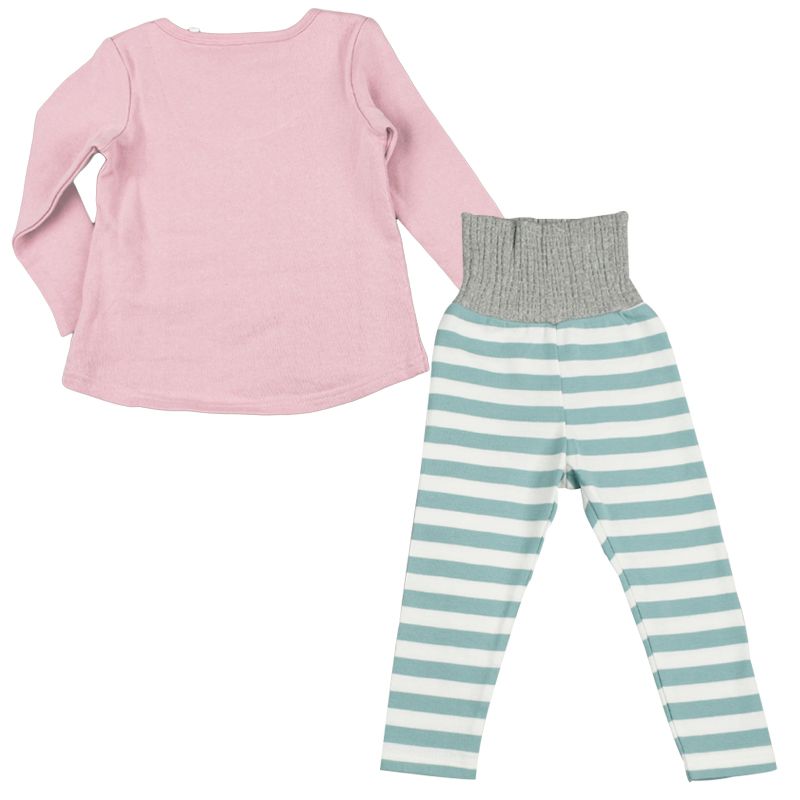 akachan honpo - 女長袖家居服CoCupa背部為棉紗-粉紅色