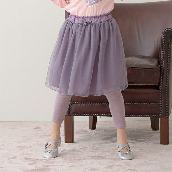 日本 Lycee mine - 搖曳可愛內搭褲紗裙-薄荷綠