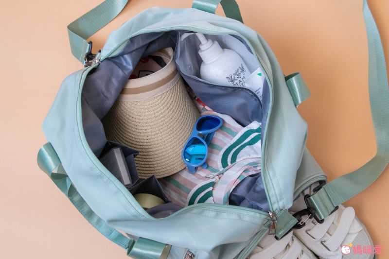 oonir - 乾濕分離旅行運動包-深藍色