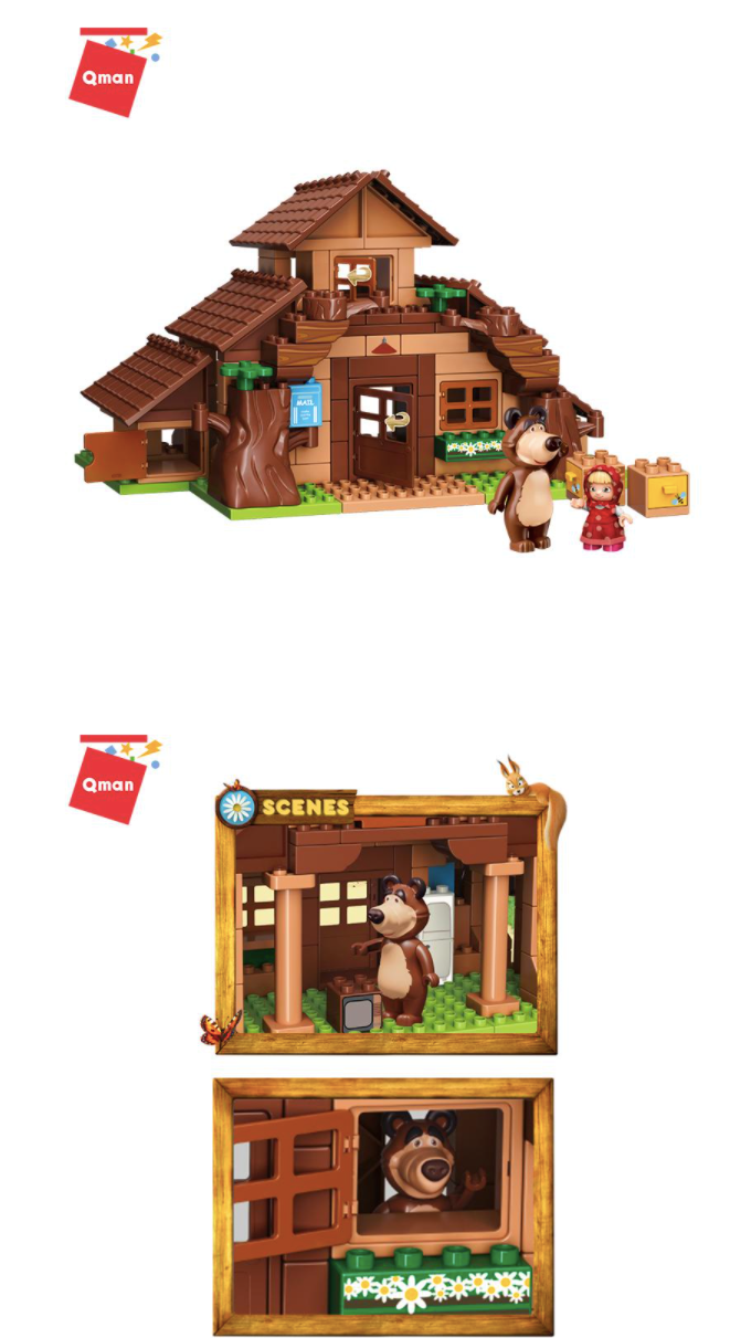 瑪莎與熊 - 熊的家-113件組