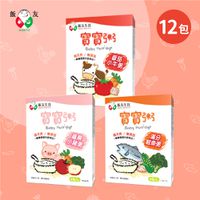 飯友 - 常溫寶寶粥3入組（番茄小牛/蘋果小豬/滿分鮭魚）