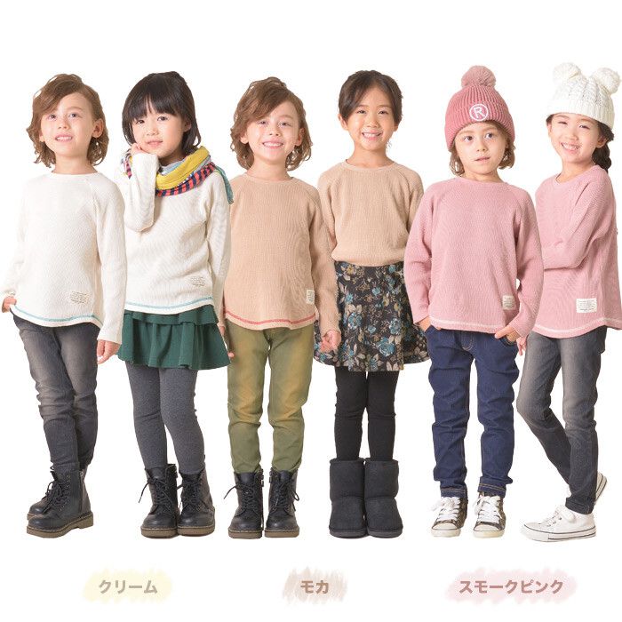 日本 TORIDORY - 純棉舒適鬆餅紋長袖上衣-灰粉