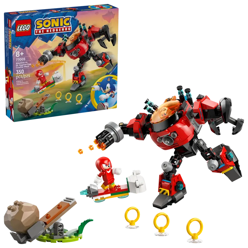 LEGO 77005 納克魯斯大戰蛋頭博士 毀滅蛋 Knuckles vs. Dr. Eggman Egg Crusher Mech