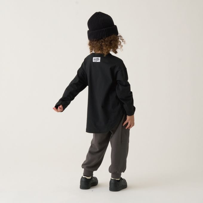 日本 b-ROOM - 100%棉 純色口袋薄長袖上衣-象牙白