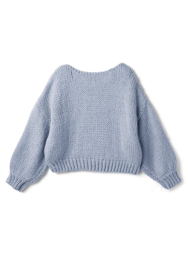 日本 GRL - 聯名款 慵懶麻花編織毛衣-活力橘