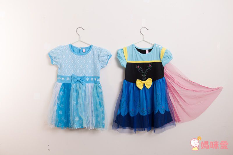 短袖造型公主裙-可愛牛仔