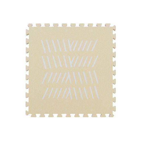 自然系風格地墊-小島草木-米色 (60x60x1.4cm)-6片