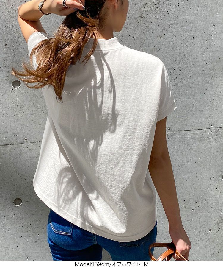 日本 Kobe Lettuce - 100%棉 舒適透氣短袖上衣-水藍