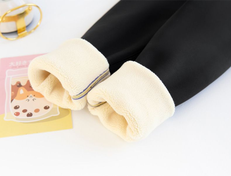 FANMOU - 加絨加厚暖暖內搭褲-Fnmao-灰色