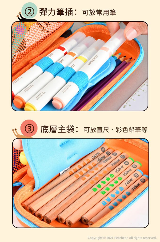 MiDeer - 兒童筆袋-花園宴會