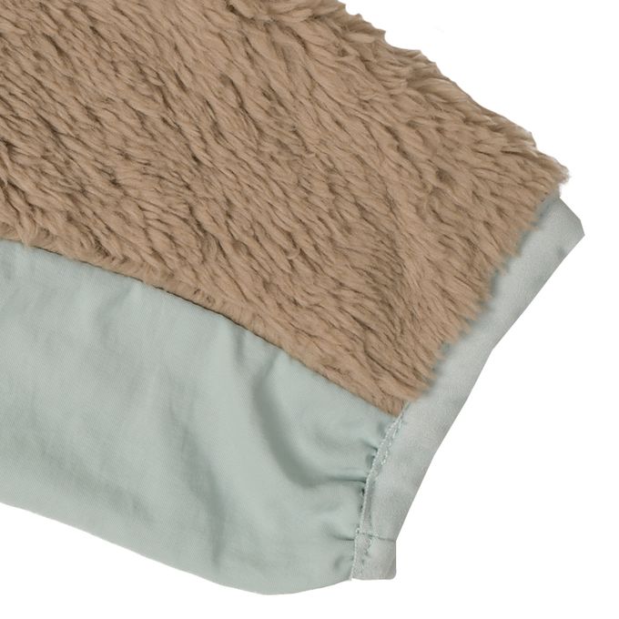 akachan honpo - 刷毛外套-淺卡其色