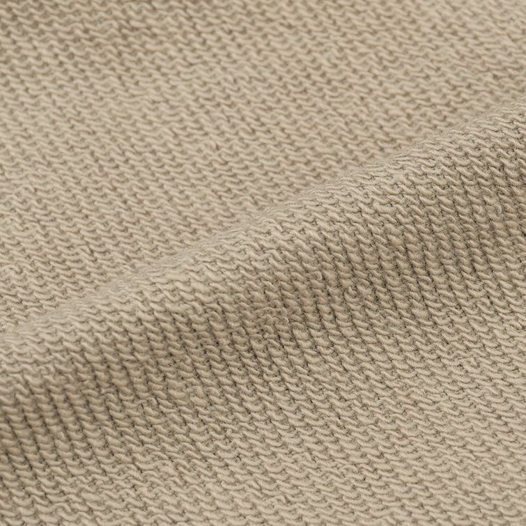 akachan honpo - 連帽外套 粗節紗-毛圈內裡-咖啡色