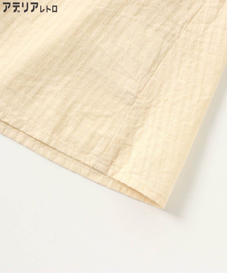 日本 BREEZE - 聯名款 昭和風針織背心x長袖洋裝-優雅鬱金香-黃綠