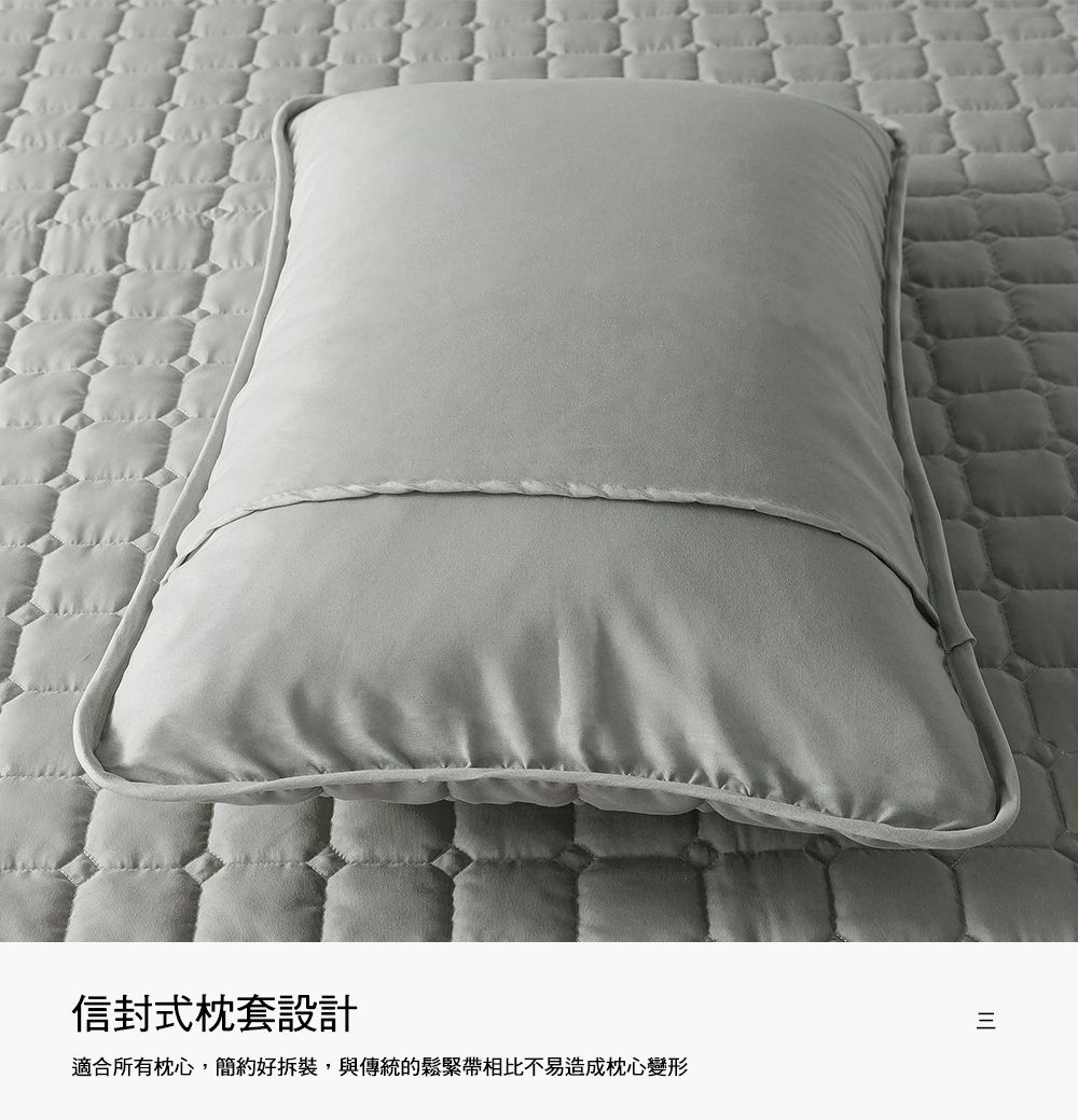 MIGRATORY 媚格德莉 - 100%高效防水透氣保潔枕套-2入-灰色 (50x75cm)