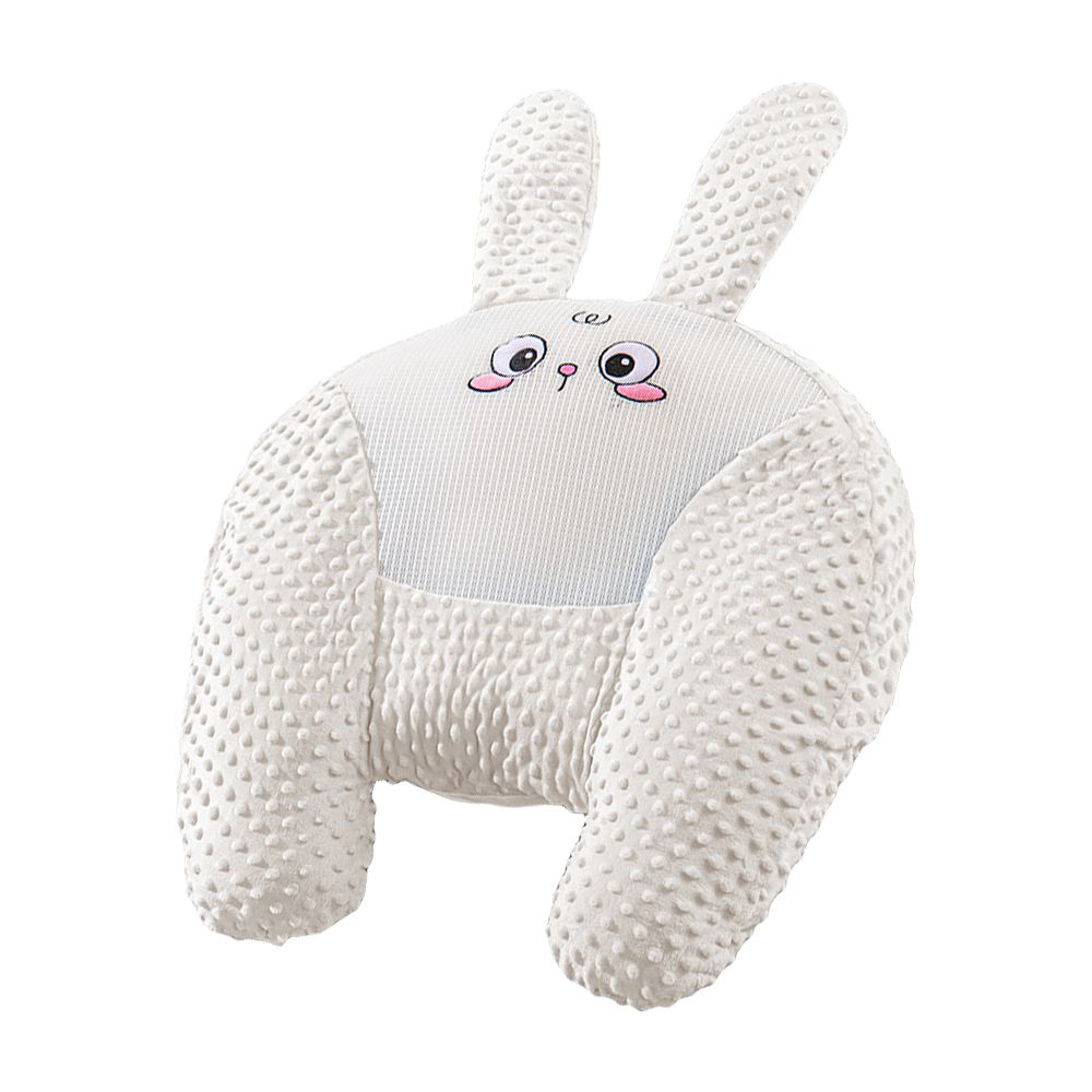 JoyNa - 嬰兒趴睡枕 排氣枕 防吐奶枕 安撫枕-白兔子 (53*53*10cm)