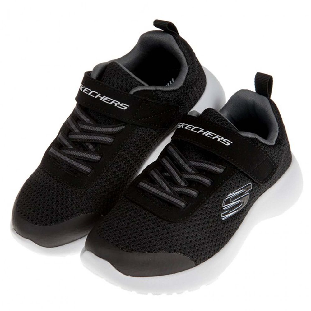 SKECHERS - DYNAMIGHT_個性黑色兒童機能運動鞋