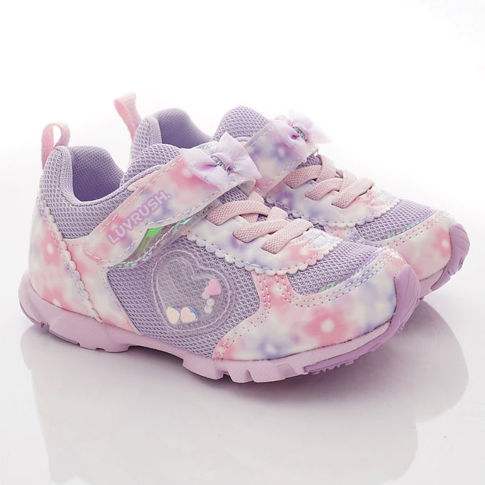 Moonstar日本月星 - 月星LV系列甜心運動款(中大童段)-運動鞋-紫