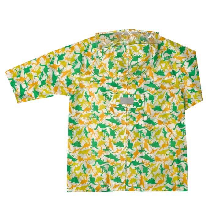 akachan honpo - 雨衣-恐龍-黃色