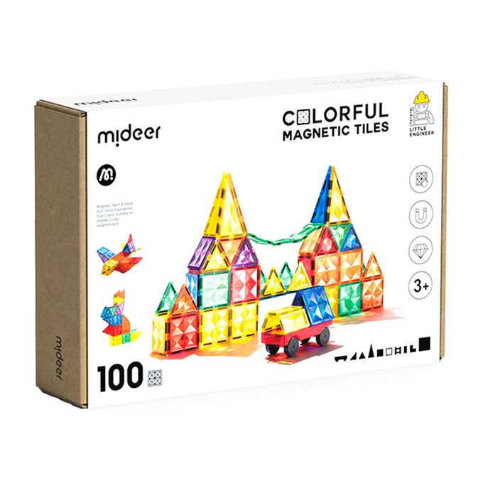 MiDeer - 多彩透光磁力片(100片)