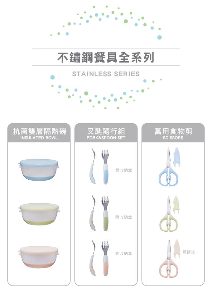 nac nac - 萬用食物剪-海洋藍