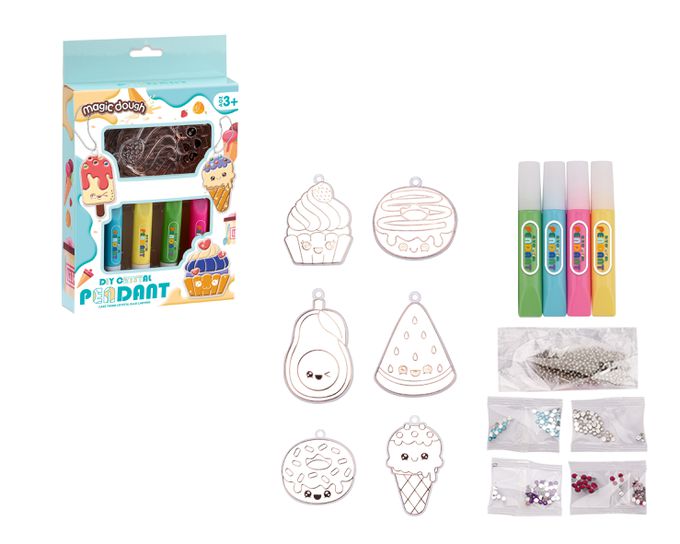 樂彩森林 - DIY塗色吊飾-甜點冰淇淋